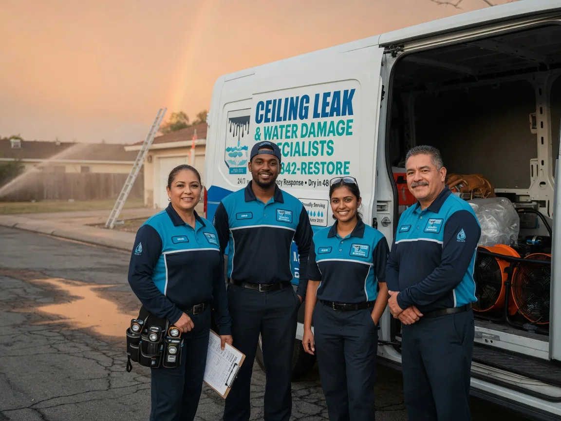 Ceiling Leak Cleanup company in Italy, TX